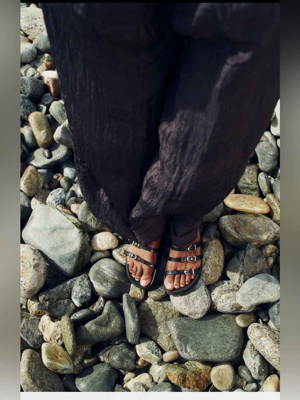 Zara Buckled Strap Sandals